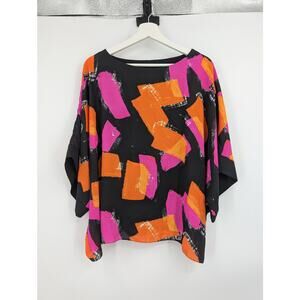 NWT Joseph Ribkoff 221193 Multi Colored Tunic Art To Wear Artsy Size 6 Spring